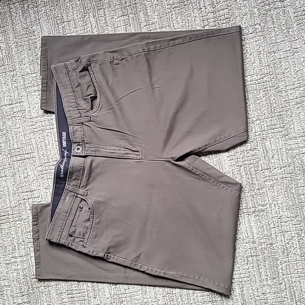 Weatherproof Men's Brown Jeans, 40 X 32